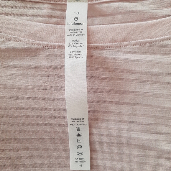 Lululemon Clear and Present Misty Pink Long Sleeve - Picture 9 of 12